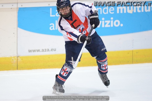 2013-12-14 Diavoli Sesto-Hockey Milano Rossoblu U14 0758 Alessandro Toppan